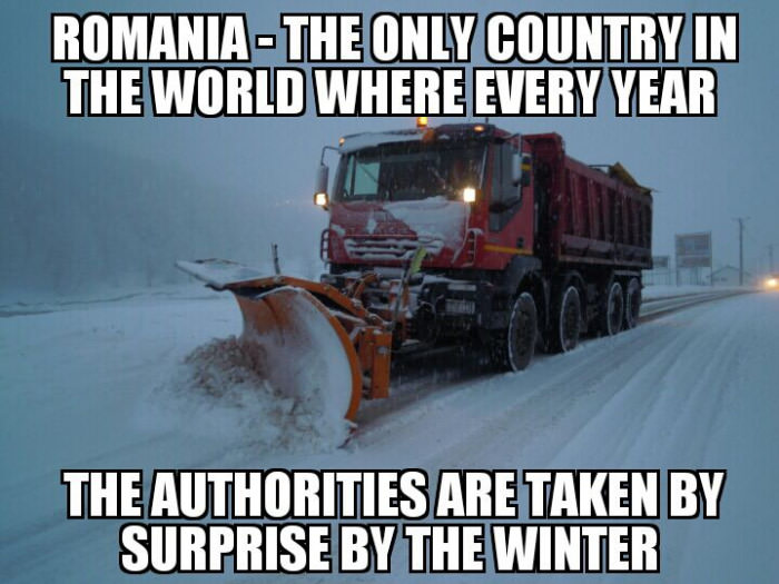 Romania right now... And it happens every year