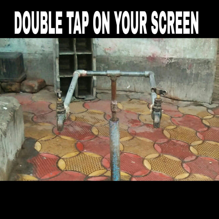 DOUBLE TAP ON YOUR SCREEN