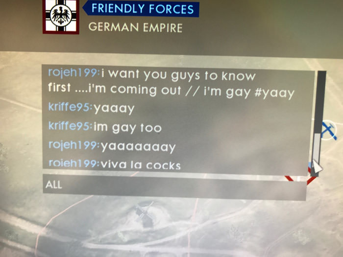 Gays these days... (Battlefield 1)