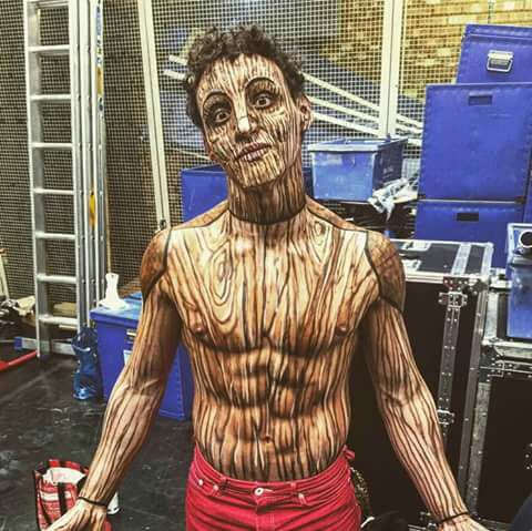 My friend&#039;s working in a circus. What do you guys think about this make up ?