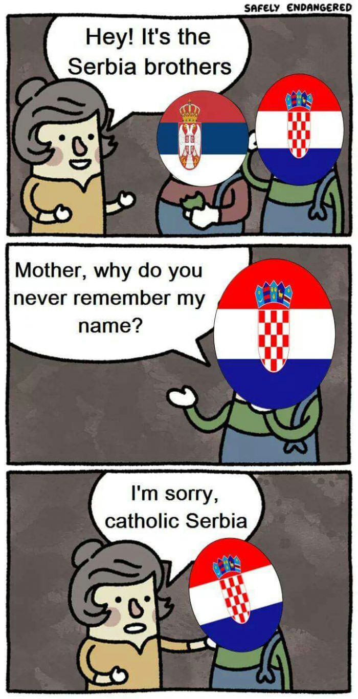 No offence to Croatia I just find this funny