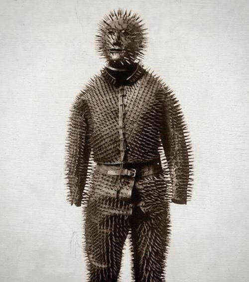 Siberian bear-hunting armor from the 1800s.