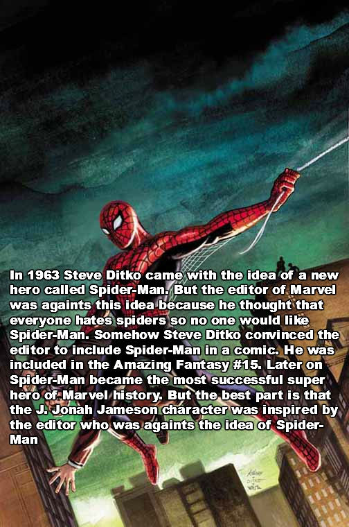 So you want a REAL fact about a super hero.