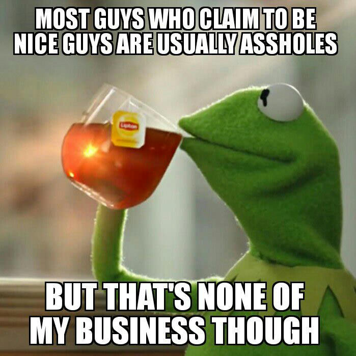 Triggered &quot;nice guys&quot; in 3... 2... 1...
