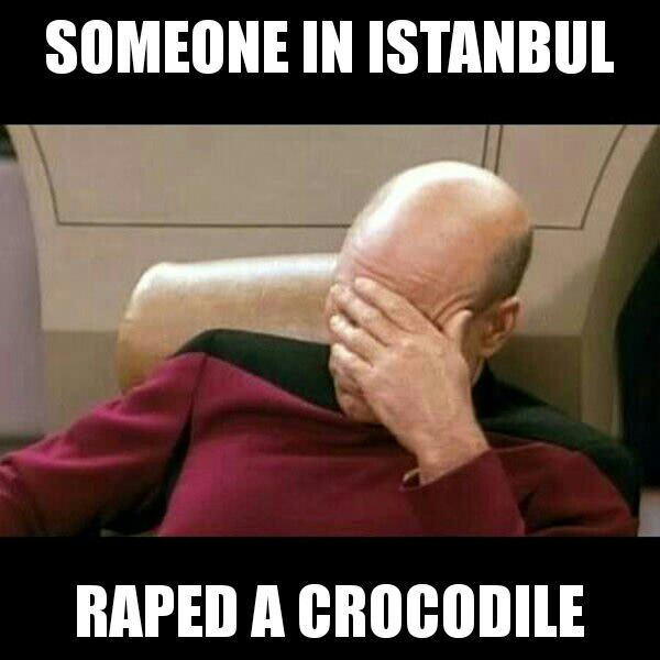 Would you bang a crocodile because they are bangable...