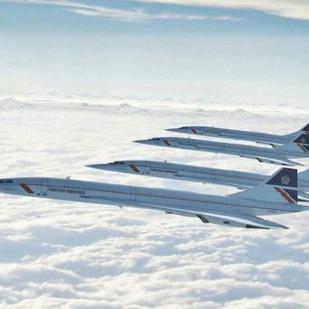 You may be cool, but you&#039;ll never be 4 British Airways Concordes flying in formation cool