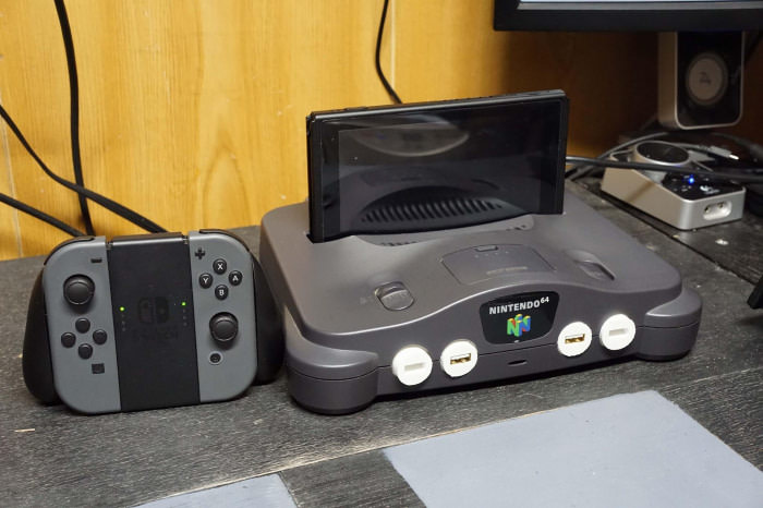 When two worlds collide ♡ Nintendo 64 modified into a Switch Dock. (No N64 were harmed to make this)