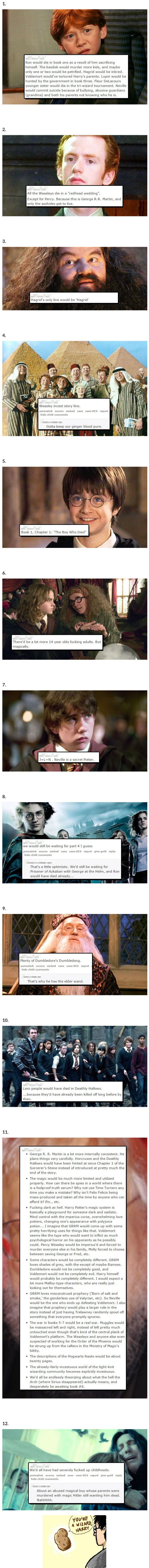 12 Ways Harry Potter Would&#039;ve Been Different if George RR Martin Was the Author