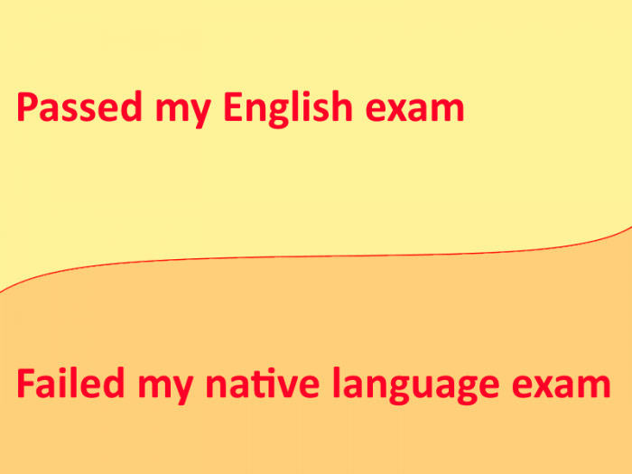 And my English is bad.