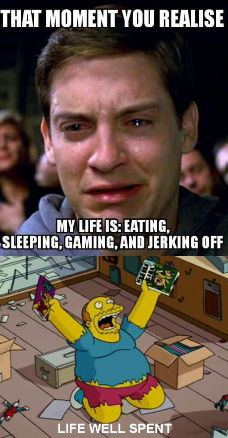 Dedicated to that post I once saw