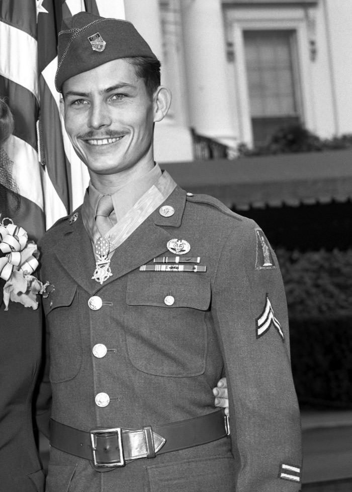 Desmond Doss, saved 75 people as a medic without firing one bullet.