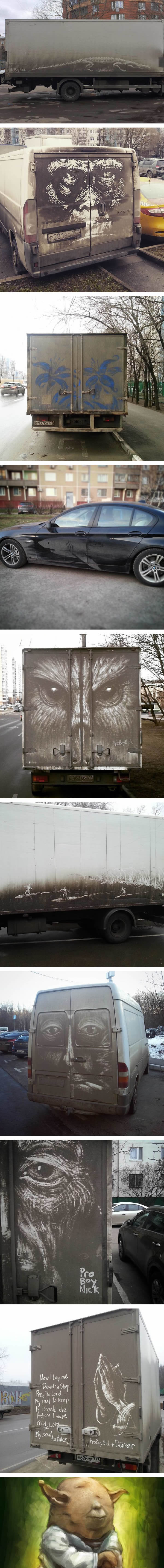 Dirty Car Owners Find Their Cars &ldquo;Vandalized&rdquo; With Amazing Drawings, And Your Car May Be Next!