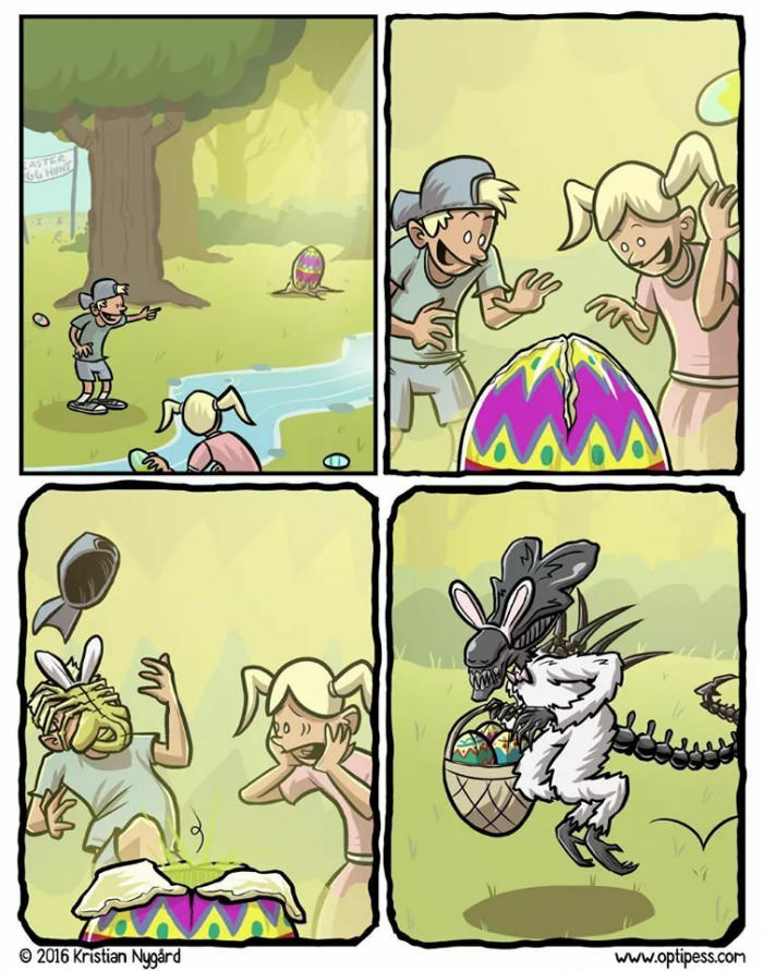 Easter has arrived.