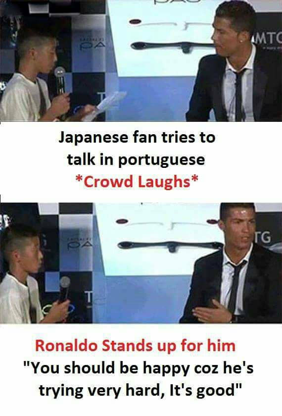 Good guy Ronaldo