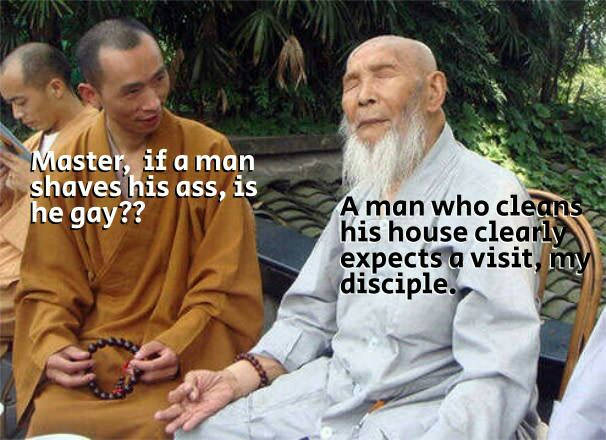 Great wise bald guy