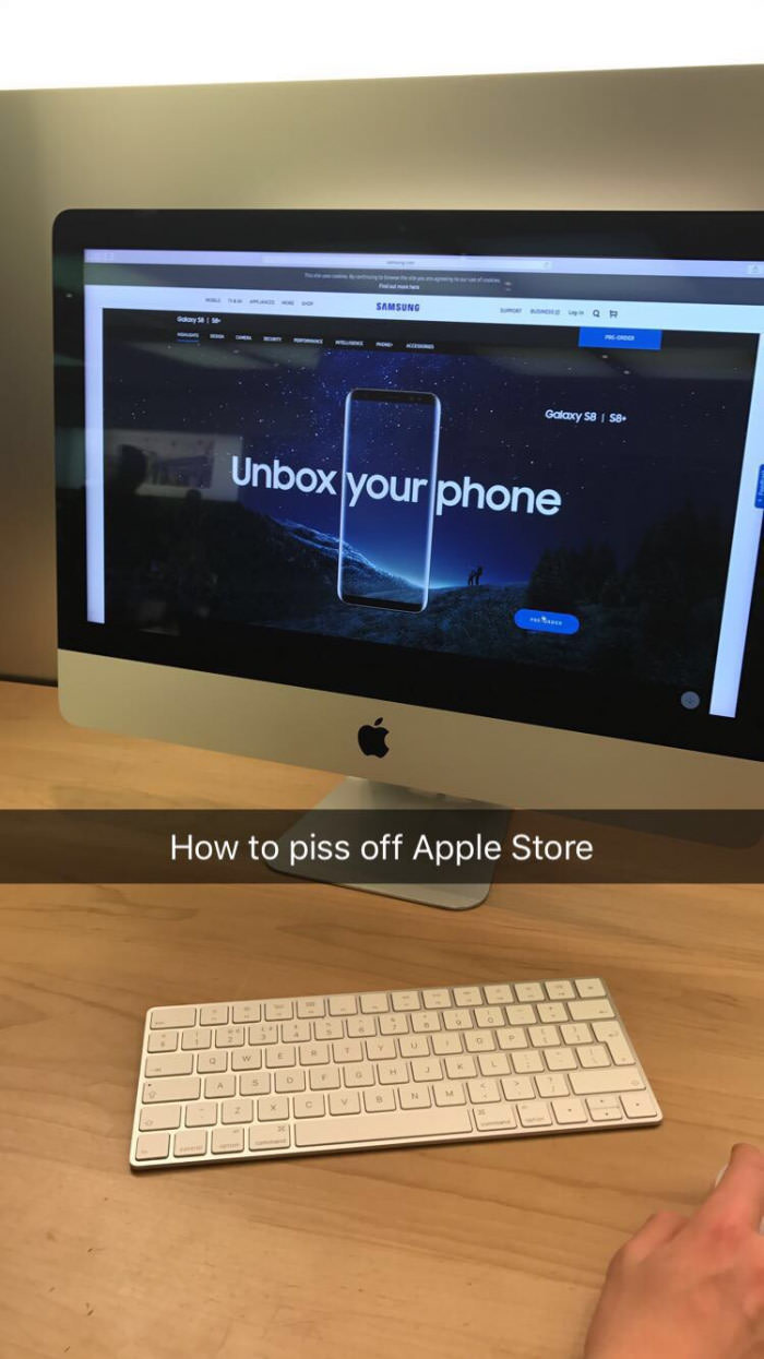 How to piss off the Apple Store