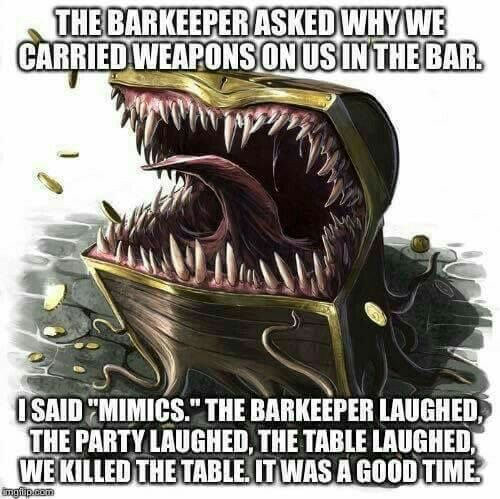 I laughed
