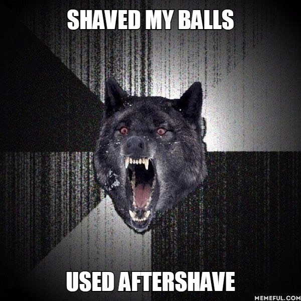 I though you were supposed to put it on like when you shave your beard and it burned SO MUCH!