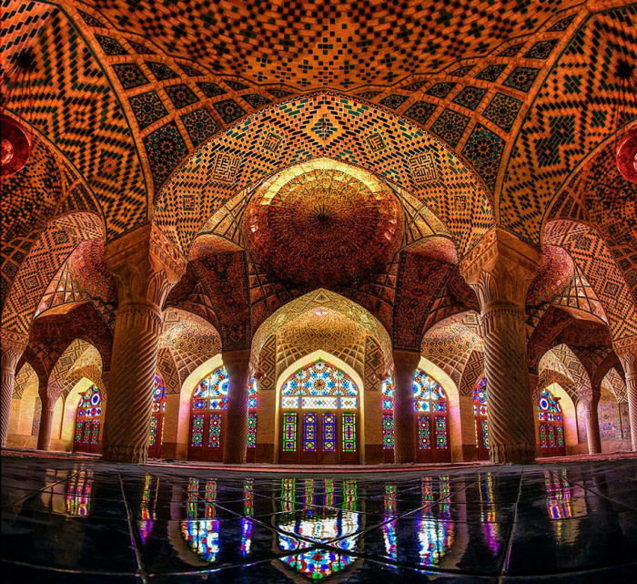 Iranian Mosque, our prayer area inside