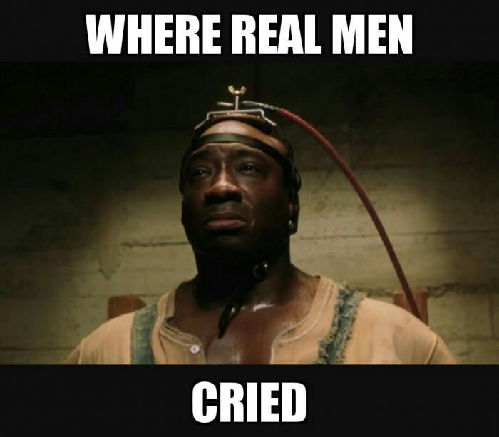 Just watched The Green Mile for the first time, the feels hit me like a train.. 10/10 would watch again.