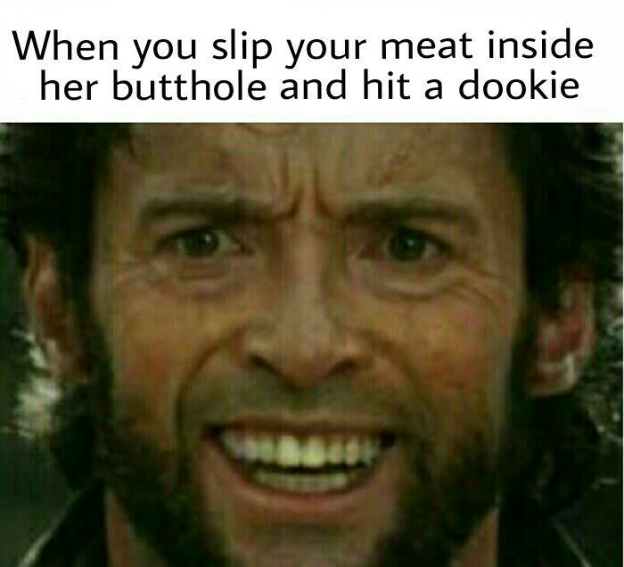 Keep your cave empty during  sex.