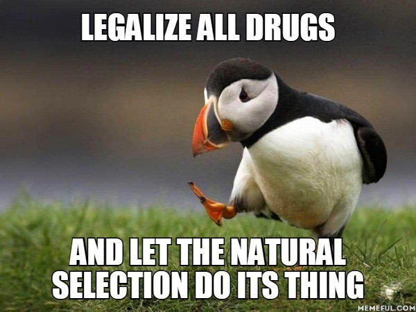 Let the drug  problem solve itself