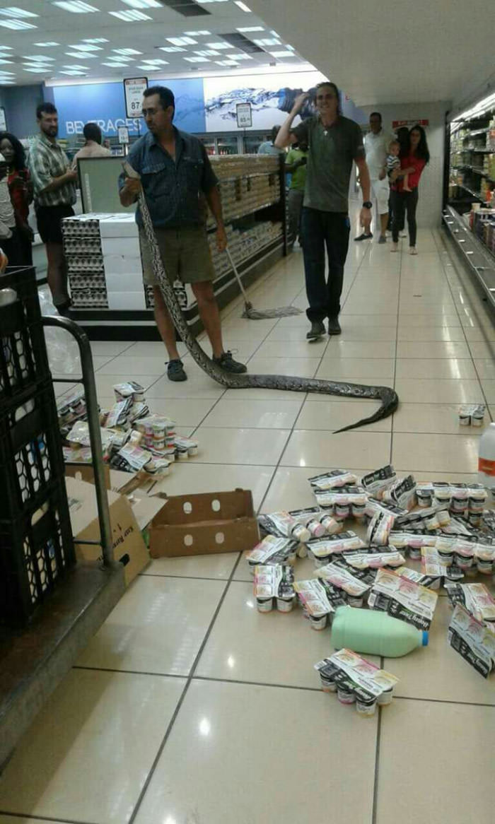 Meanwhile, at a local super market in South-Africa...