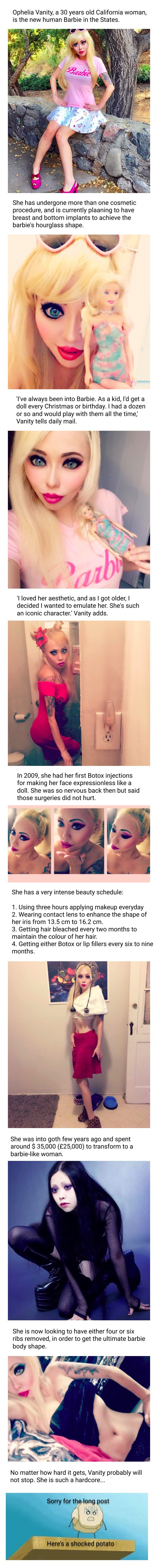 Meet the human barbie who wants to get a rib-removal to become more barbie-like