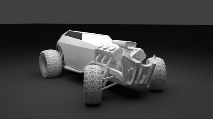 My first 3D modeled car render. Opinions?