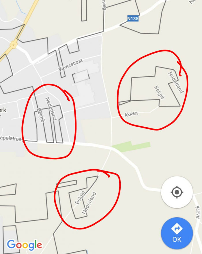 Netherlands, pls explain your borders...