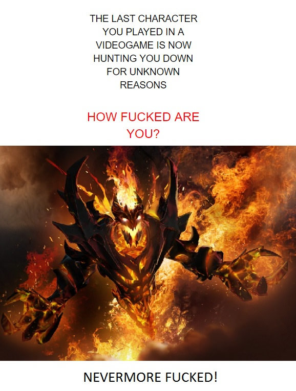Nevermore f**ked!