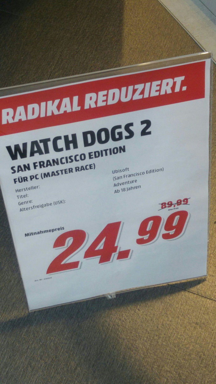 Seen in Germany, PC MASTERRACE