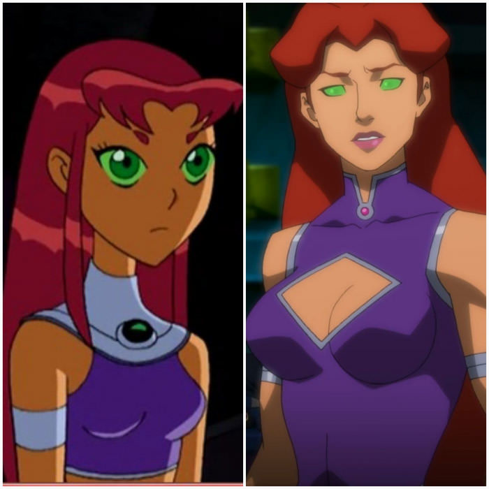Starfire... puberty gone right.