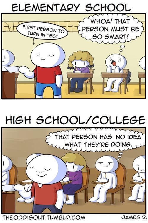 The older you get you start to realize it (Theodd1sout comic)