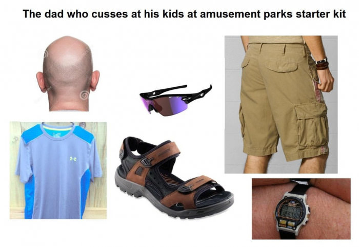 The &quot;Dad Who Cusses At His Kids At Amusement Parks&quot; starter pack