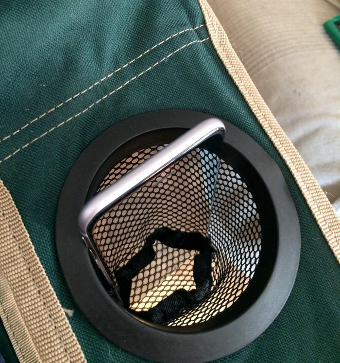 The way my iPhone is placed makes it look transparent