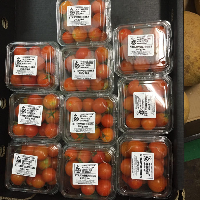 These &#039;strawberries&#039; got delivered to my work.