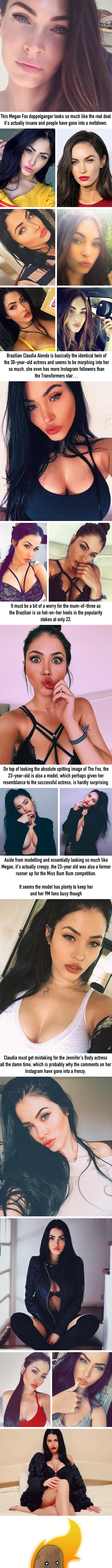 This Woman From Brazil Has A Striking Resemblance To Megan Fox