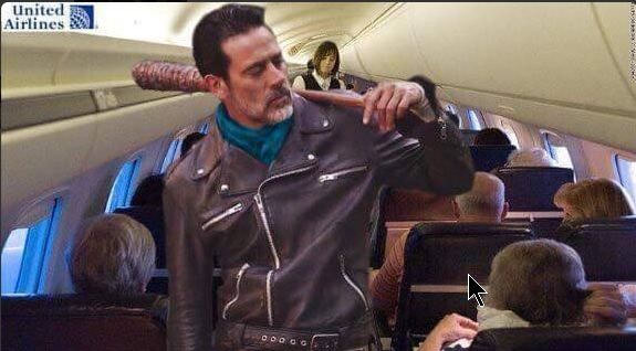 United Airlines would like to welcome our newest flight attendant.