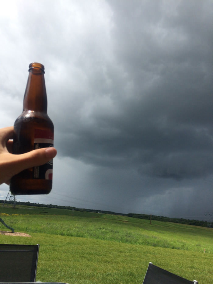 View from my house, I love storms.