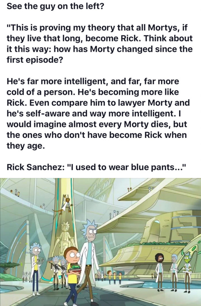 You&#039;re me morty!