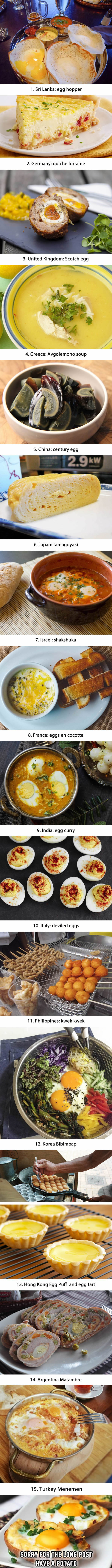 15 Ways Eggs Are Eaten Around The World