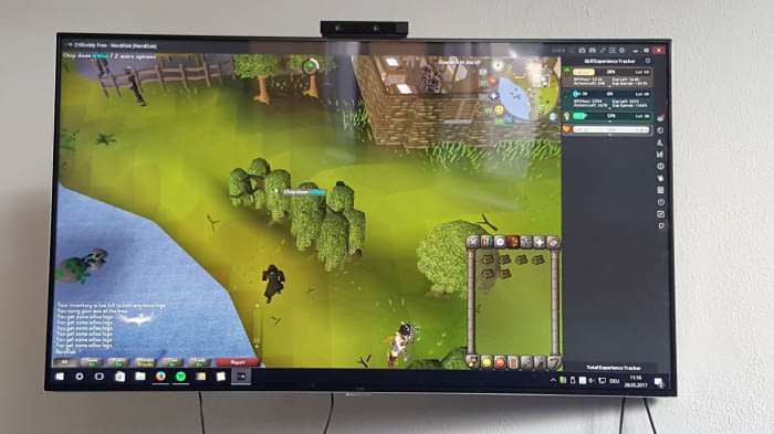 Buying a 58&quot; 4k tv mainly for playing runescape - thats me..