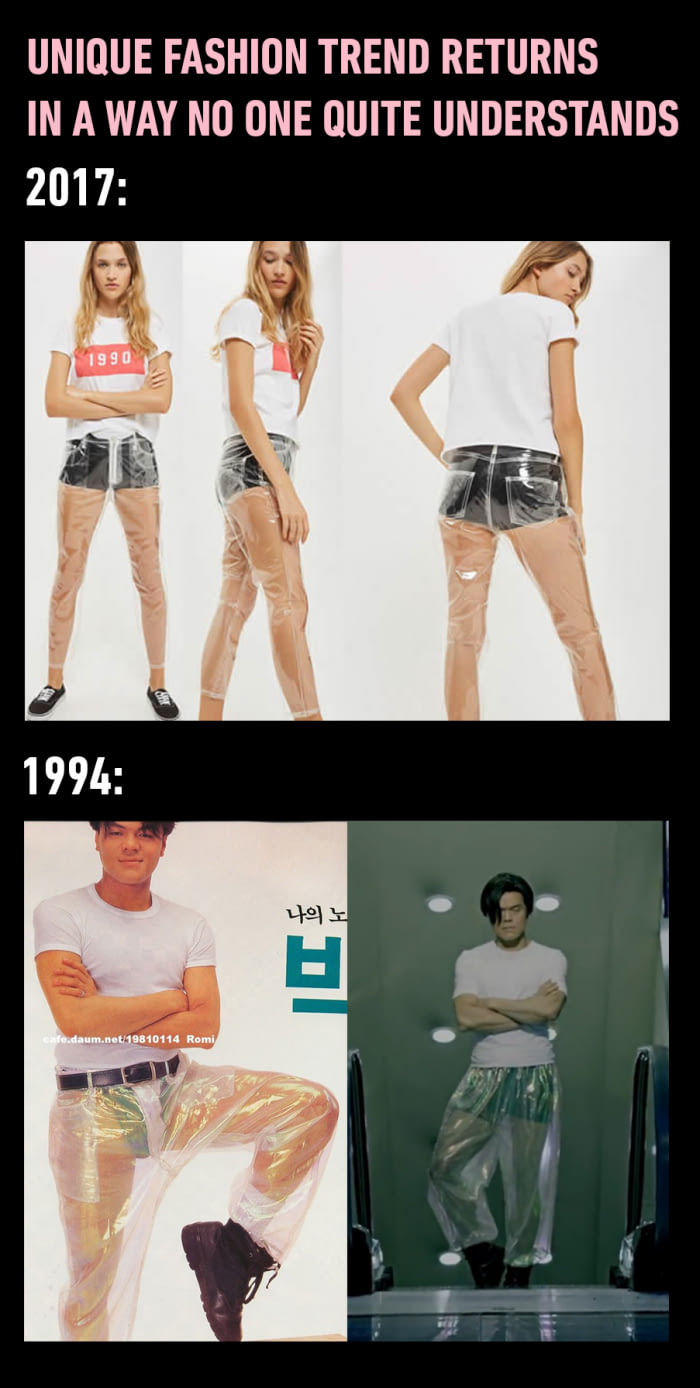 Fashion trend repeats itself once again