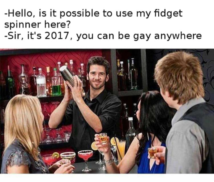 Fidget spinners...