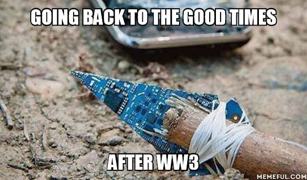 GOING BACK TO THE GOOD TIMES. AFTER WW3