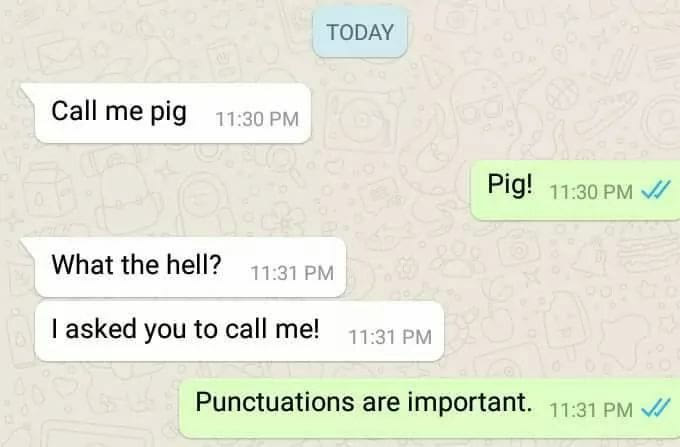 Punctuations!