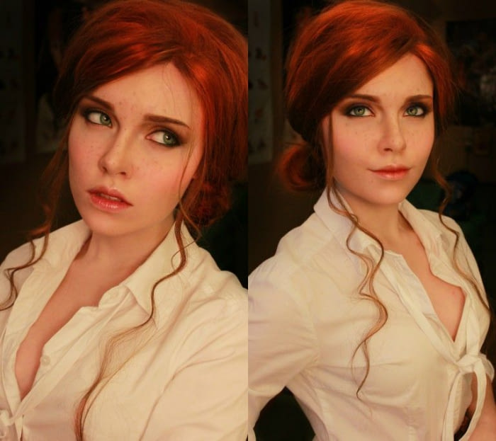 That moment when u look triss merigold more than triss merigold