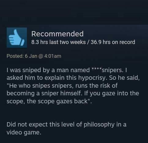 The level of Philosophy in a Video Game.