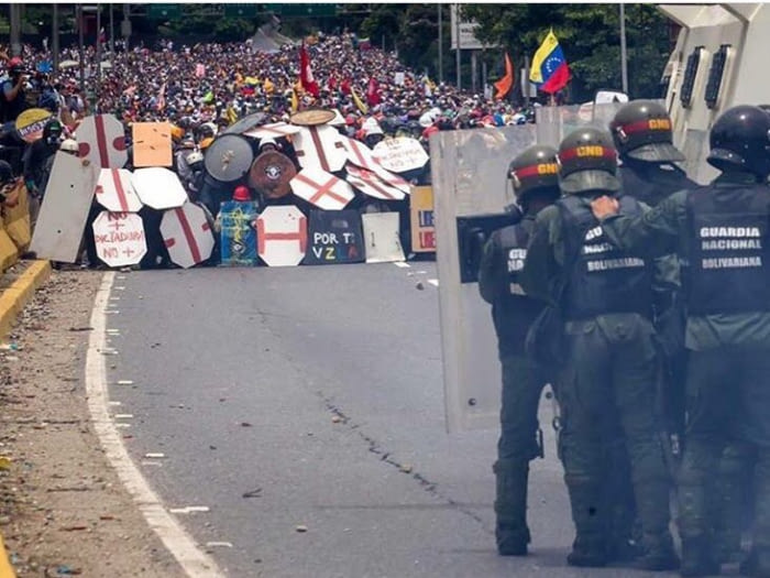 This is happening in my home country Venezuela right now!